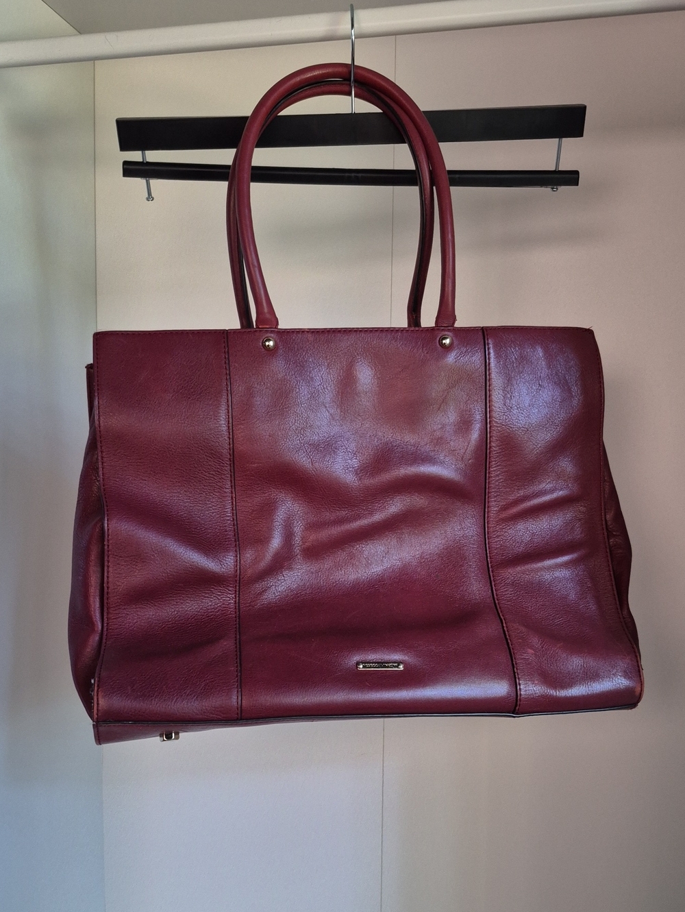 Rebecca Minkoff Burgundy Leather Tote
